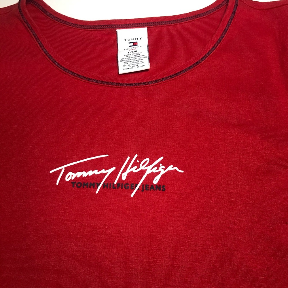 Tommy Hilfiger Jeans red shirt